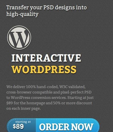 High quality PSD to WordPress conversion (c) Smith61997544 wordpress implementation
