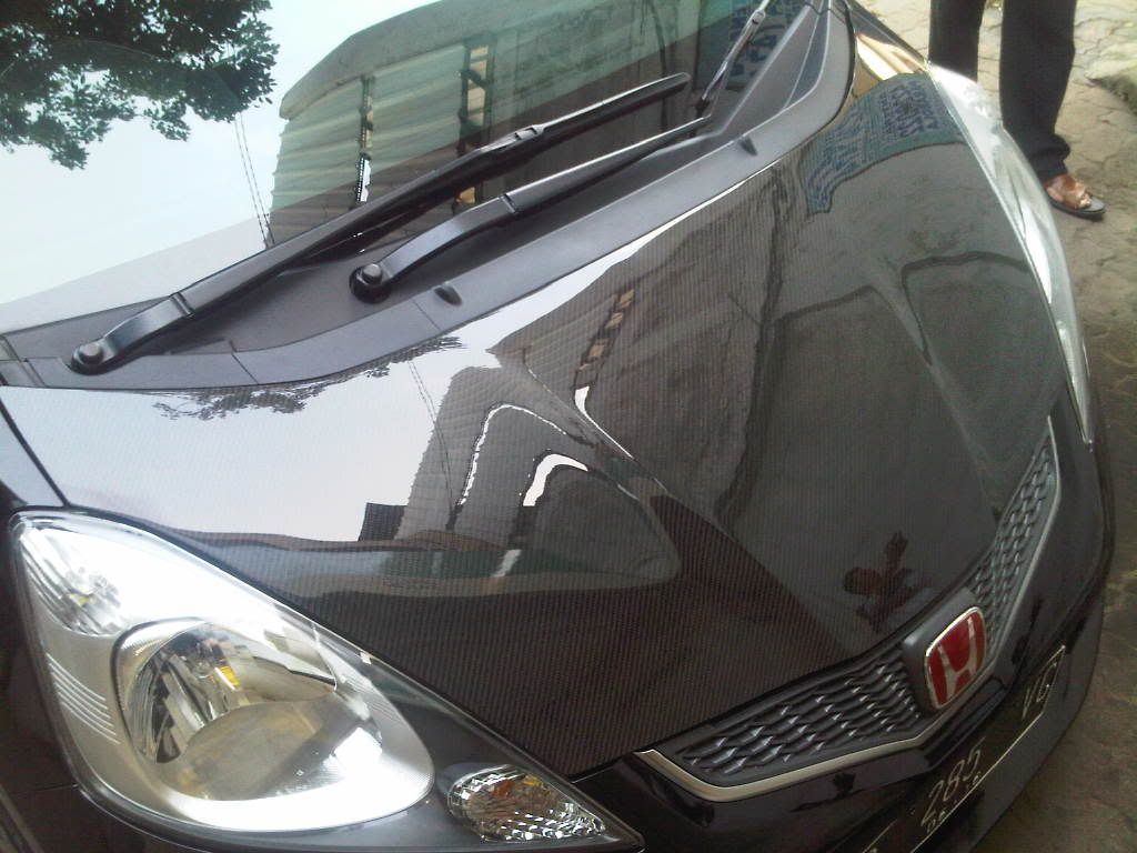 Carbon Prestige WTS Hood Engine Carbon Kap Mesin Karbon Jazzgd3