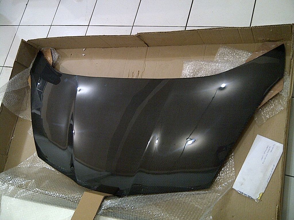 Carbon Prestige WTS Hood Engine Carbon Kap Mesin Karbon Jazzgd3