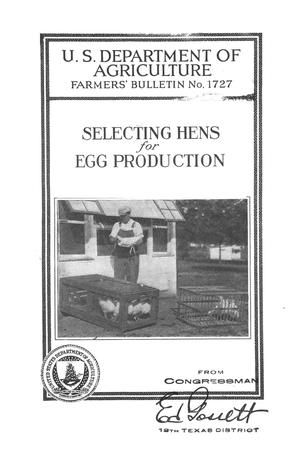 Selecting hens for egg production