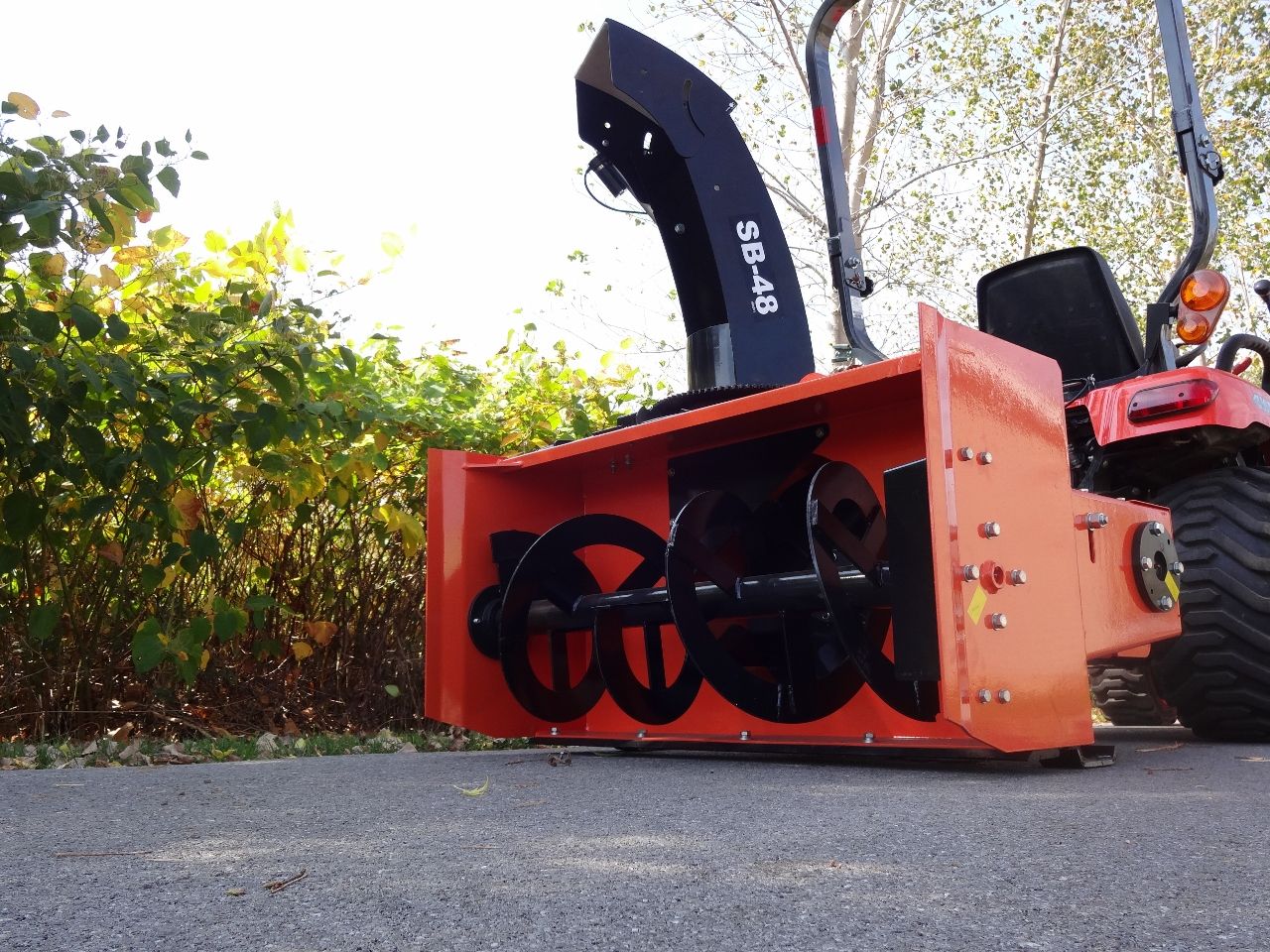 PTO Snow Blowers Snow Blower Attachments 48" 60" 72" Snow Blower