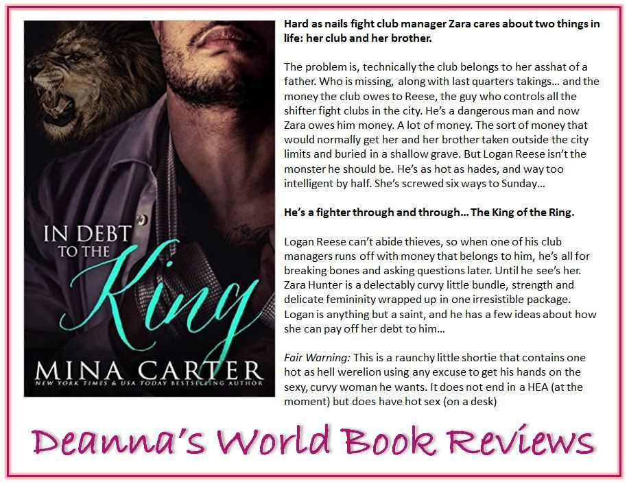 In Debt to the King by Mina Carter blurb
