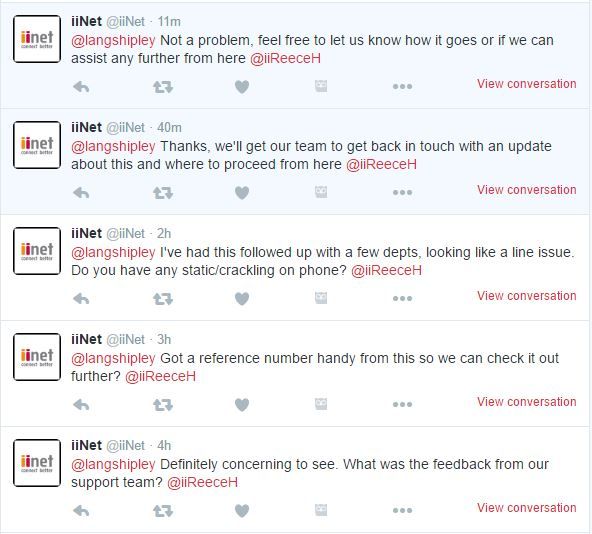 Sucky internet complain on Twitter