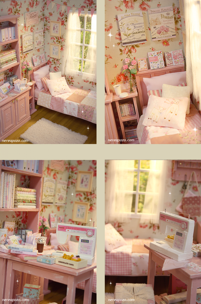 diorama pink