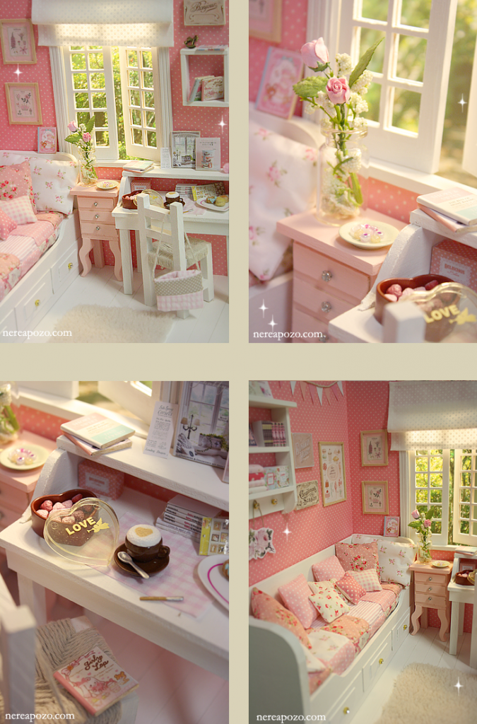 diorama pink