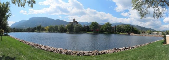 Broadmoor Hotel Panorama | Colorado Springs, Colorado
