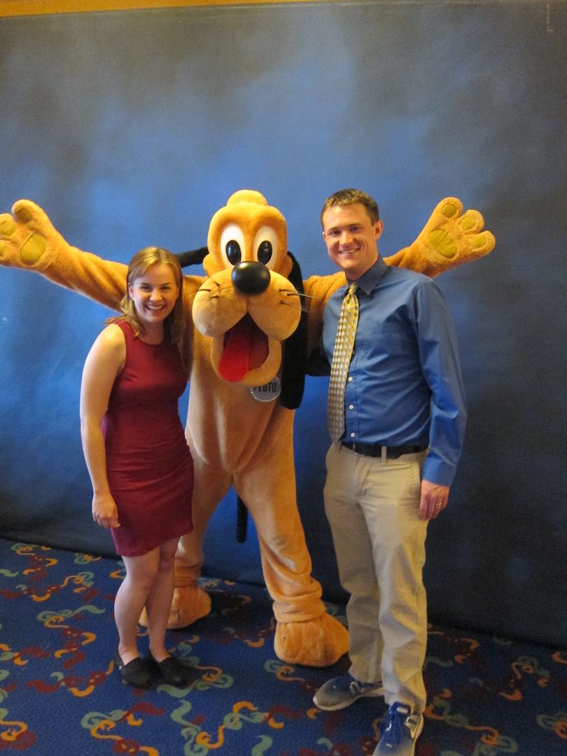 Pluto at Disney Wonder Formal Night Alaska