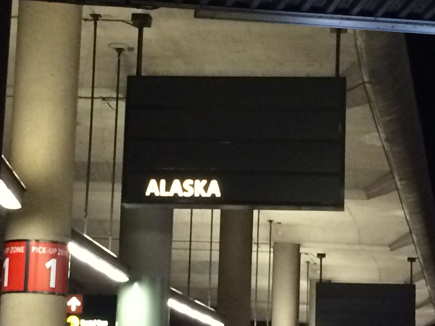 Alaska Airlines Sign | SeaTac Airport