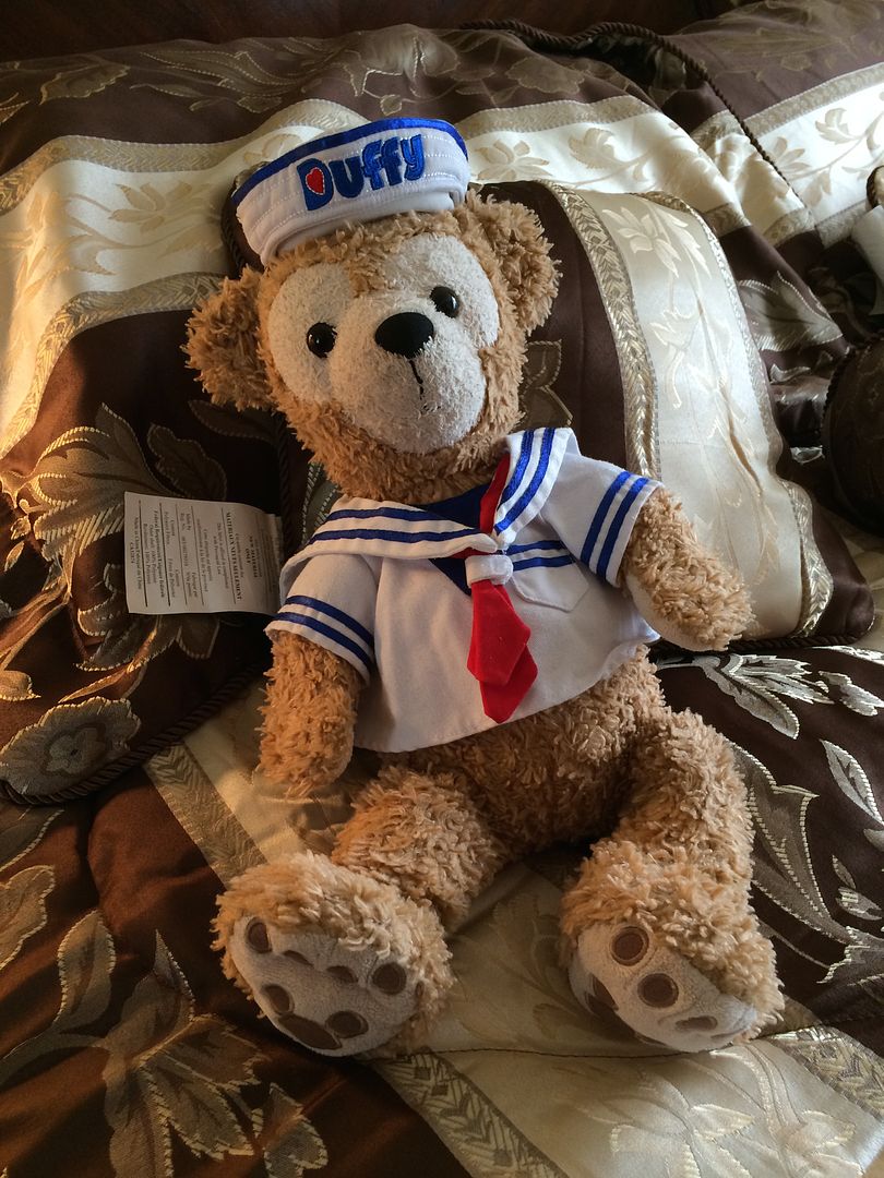 Duffy the Disney Bear in Sailor Outfit