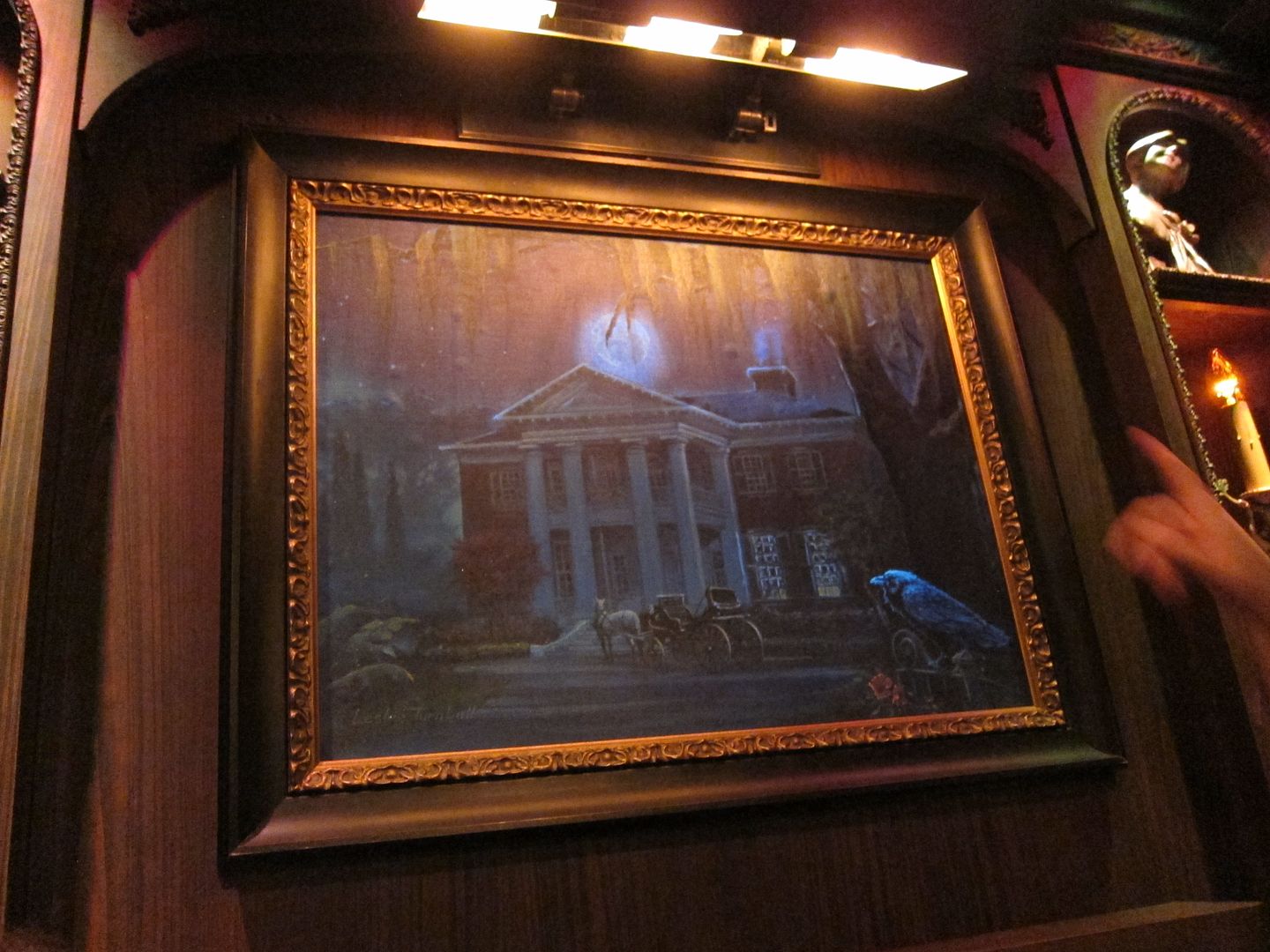 Haunted Mansion Enchanted Artwork | Le Salon Nouveau | Club 33 | Disneyland