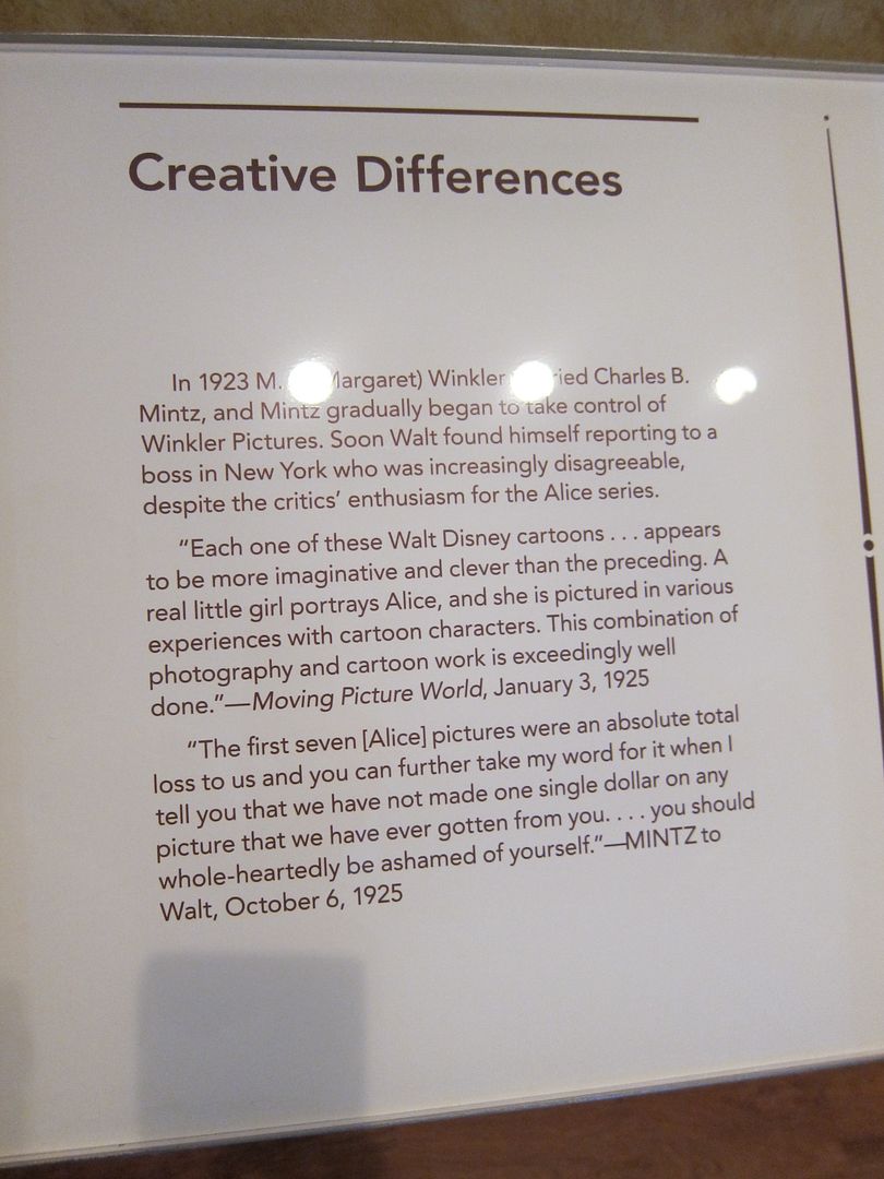 Creative Differences Plaque | Walt Disney Family Museum