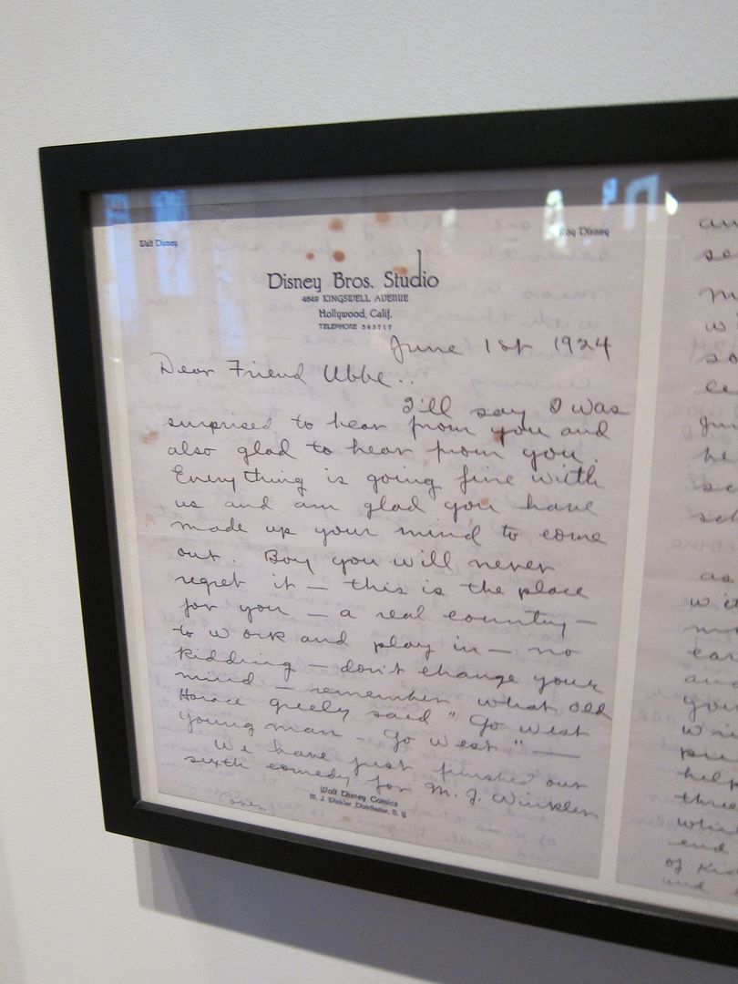 Walt's Handwritten Letter | Walt Disney Family Museum