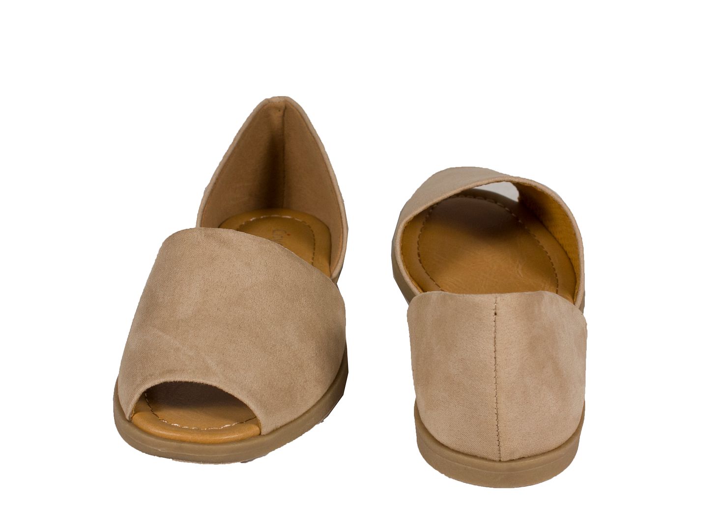 peep toes flat sandals