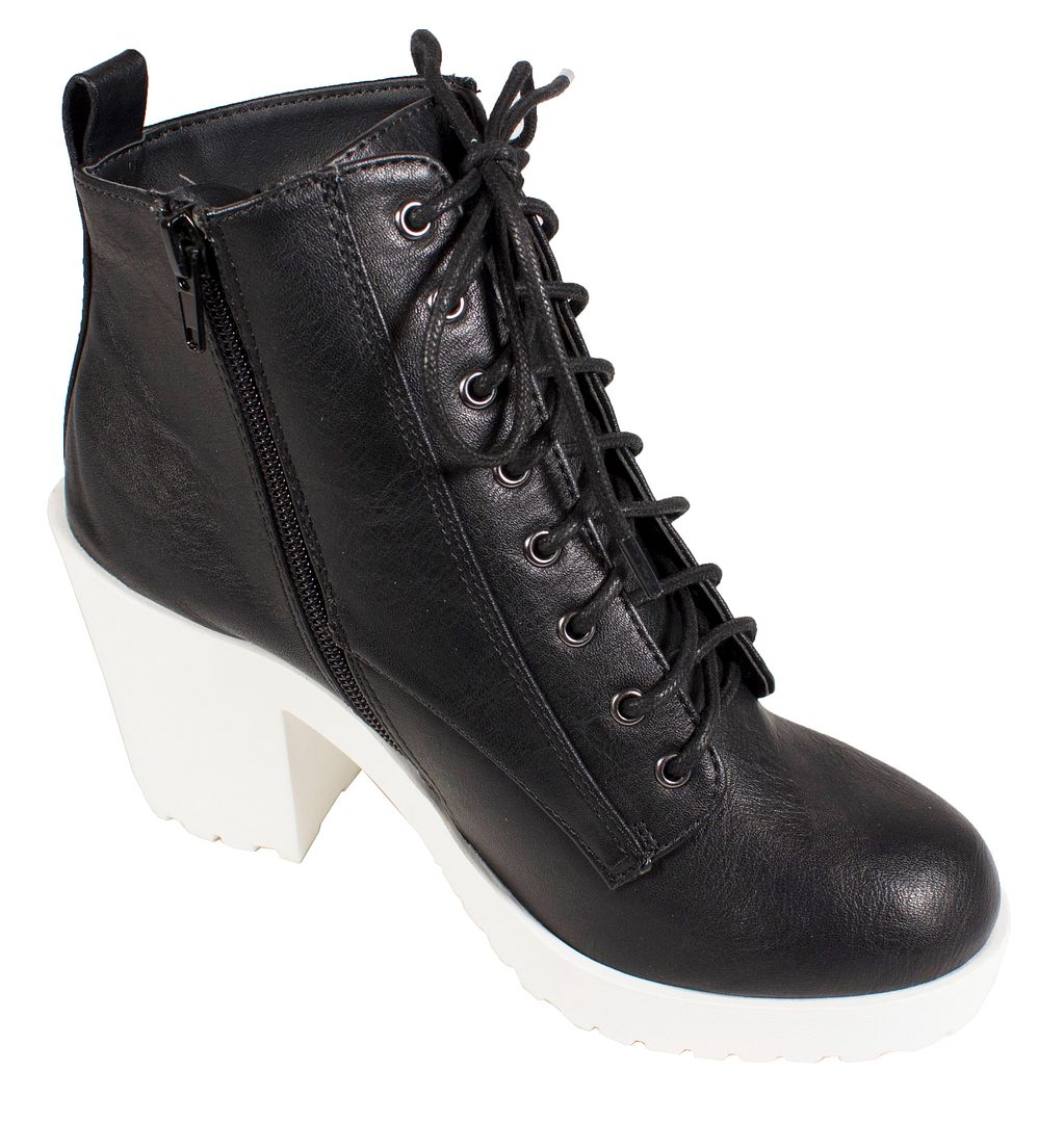 womens booties lace up