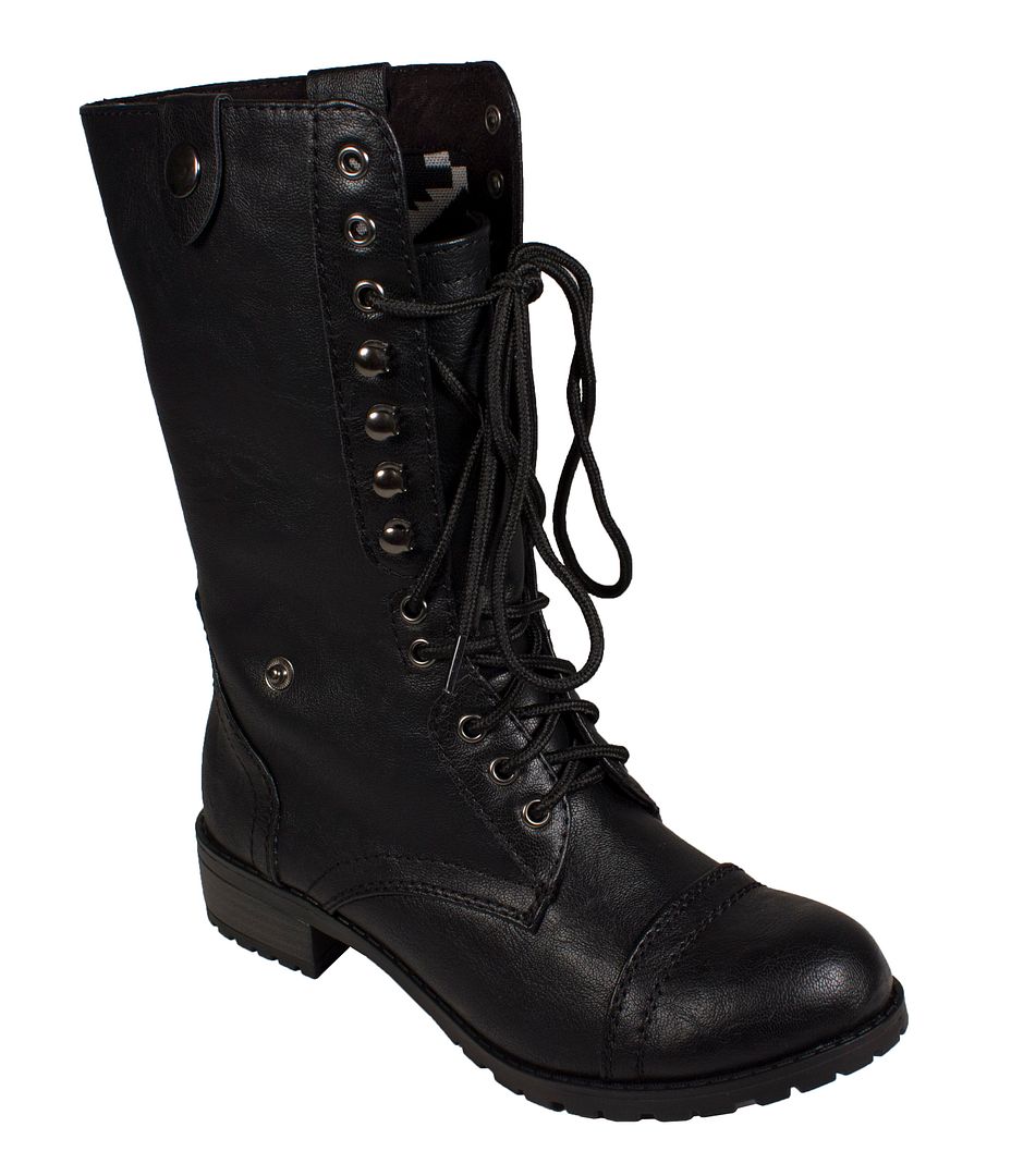 soda white combat boots