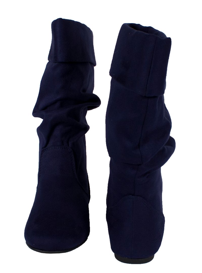 mid calf pull on boots