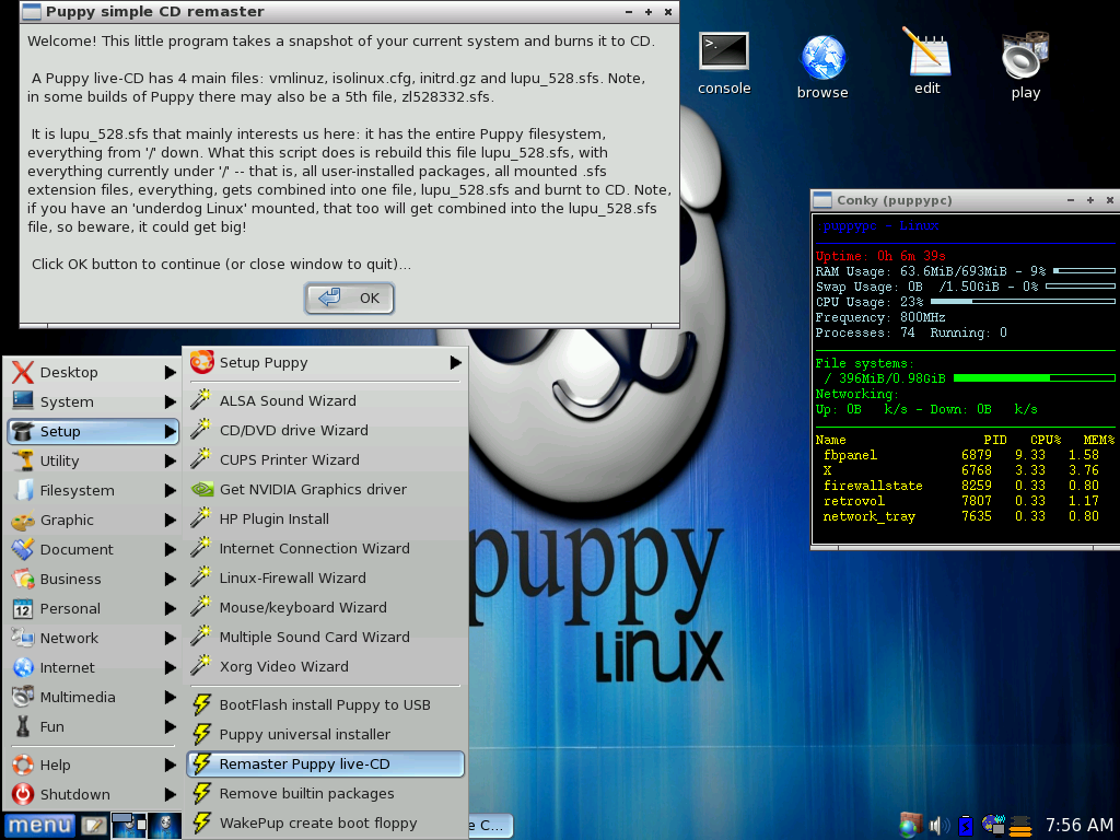 Puppy linux как установить firefox