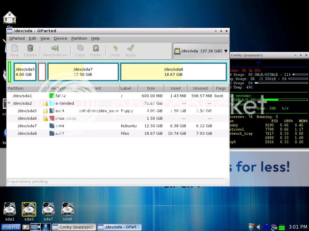 How to I change a Swap partition from Primary to Logical? Linux & Unix