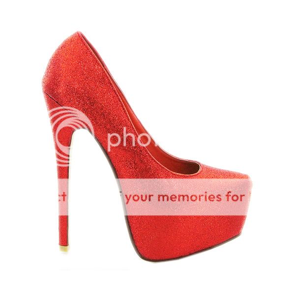 New Womens Party Platform Pumps Killer High Heels Stiletto Court Shoes US3 9